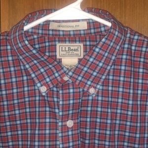LL Bean button down shirt